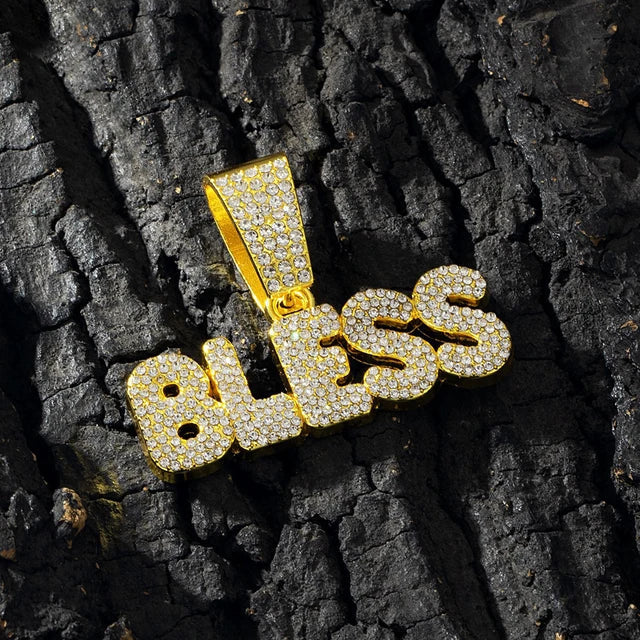 Cadena Cubana con Dije BLESS Iced Out – Collar Hip Hop Hombre | PRÉNDELAX