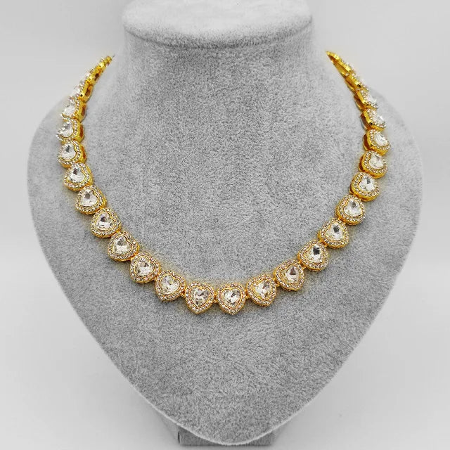 Cadena Tennis Cuadrada Iced Out Plata 10mm – Collar Hip Hop Hombre | PRÉNDELAX