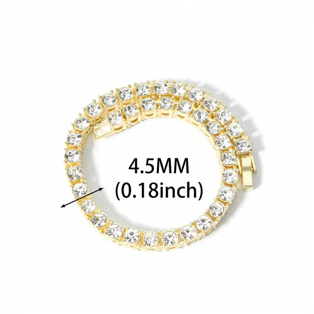 Set de Cadenas Tennis Iced Out para Capas – Layered Hip Hop Hombre | PRÉNDELAX