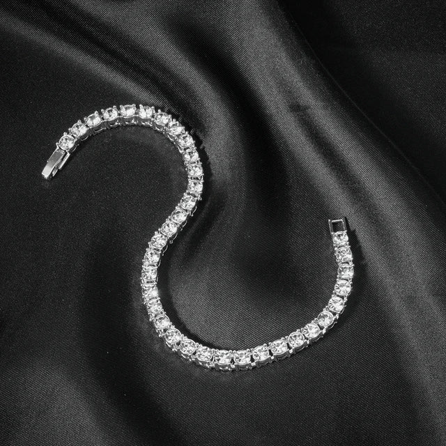 Set de Cadenas Tennis Iced Out para Capas – Layered Hip Hop Hombre | PRÉNDELAX