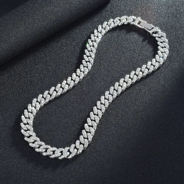 Set 2 Cadenas Cubanas Miami Oro y Plata – Layered Hip Hop Hombre | PRÉNDELAX