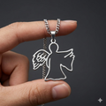 Colgante  Milo J angel- Joyería Urbana Acero Premium