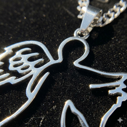 Colgante  Milo J angel- Joyería Urbana Acero Premium